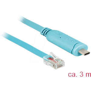 DELOCK 63914 - Konsolenkabel 3 m blau DELOCK 63914 - Konsolenkabel 3 m blau