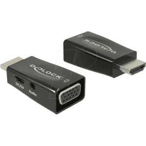 DELOCK 65901 - HDMI Adapter, HDMI-A Stecker auf VGA Buchse DELOCK 65901 - HDMI Adapter, HDMI-A Stecker auf VGA Buchse
