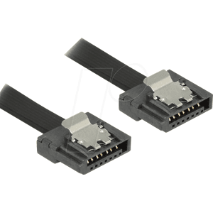 DELOCK 83841 - Kabel SATA FLEXI 6 Gb/s 50 cm schwarz Metall DELOCK 83841 - Kabel SATA FLEXI 6 Gb/s 50 cm schwarz Metall