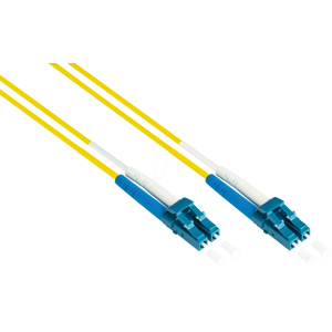GOOD CONNECTIONS GC LW-9005LC - Patchkabel LWL Duplex OS2 9/125µ LC/LC, 0,5 m, gelb GOOD CONNECTIONS GC LW-9005LC - Patchkabel LWL Duplex OS2 9/125µ LC/LC, 0,5 m, gelb