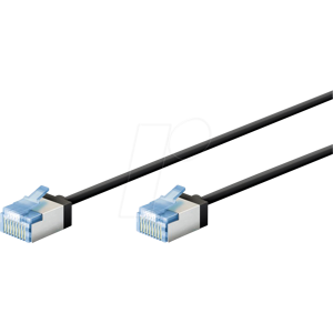 GOOBAY 74324 - Patchkabel Cat.6a U/FTP super slim 15 m schwarz GOOBAY 74324 - Patchkabel Cat.6a U/FTP super slim 15 m schwarz