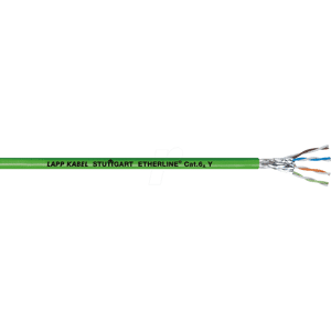 LappKabel Ethernet-Kabel - Grün, 100m, CAT 6A S/FTP LappKabel Ethernet-Kabel - Grün, 100m, CAT 6A S/FTP
