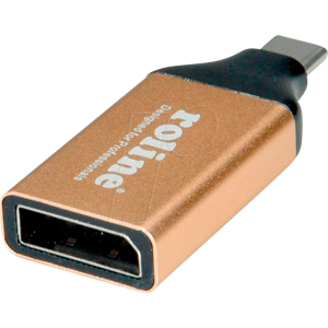ROLINE GOLD ROLINE 12033232 - Adapter USB-C > DP St./Bu., 4K 60Hz ROLINE GOLD ROLINE 12033232 - Adapter USB-C > DP St./Bu., 4K 60Hz