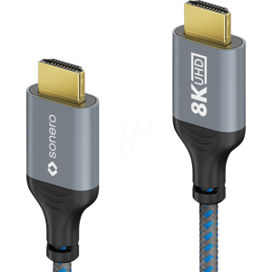 SON SPC-HD110-10 - HDMI Kabel - sonero Premium, 8K60Hz, 1,00 m SON SPC-HD110-10 - HDMI Kabel - sonero Premium, 8K60Hz, 1,00 m