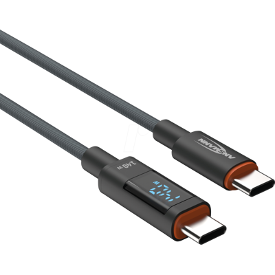 Ansmann ANS 1700-0171 - Daten-/ Ladekabel USB C Stecker, 140 W, 2,0 m Ansmann ANS 1700-0171 - Daten-/ Ladekabel USB C Stecker, 140 W, 2,0 m