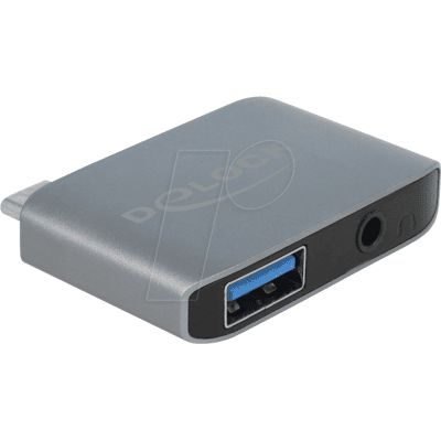 DELOCK 63965 - Audio Adapter USB Type-C - Klinkenbuchse 3,5mm, USB-A DELOCK 63965 - Audio Adapter USB Type-C - Klinkenbuchse 3,5mm, USB-A
