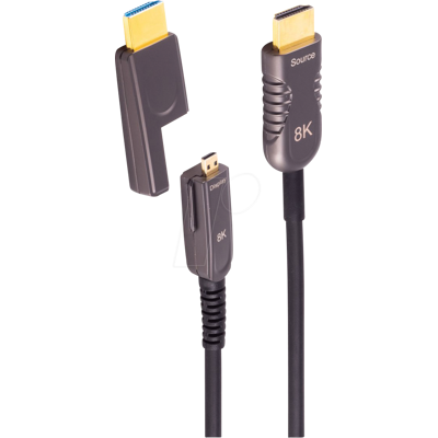 Shiverpeaks HDMI Kabel 50m - Unterstützt 4K/8K/10K - HDR - 3D - VRR Shiverpeaks HDMI Kabel 50m - Unterstützt 4K/8K/10K - HDR - 3D - VRR