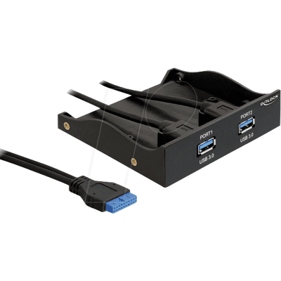 DELOCK 61896 - Delock USB 3.0 Front Panel 2-Port, intern 19 Pin DELOCK 61896 - Delock USB 3.0 Front Panel 2-Port, intern 19 Pin