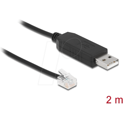 DELOCK 66737 - Adapterkabel USB zu Seriell, ESD Schutz, Leadshine, 2 m DELOCK 66737 - Adapterkabel USB zu Seriell, ESD Schutz, Leadshine, 2 m