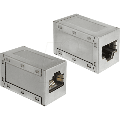 DELOCK 86165 - Modular-Kupplung RJ45 Buchse/Buchse Cat.6A DELOCK 86165 - Modular-Kupplung RJ45 Buchse/Buchse Cat.6A