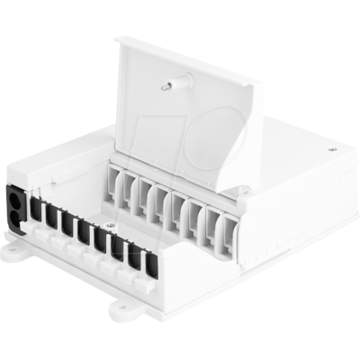 DELOCK 87949 - LWL Wandverteiler, 8 Port, weiß DELOCK 87949 - LWL Wandverteiler, 8 Port, weiß