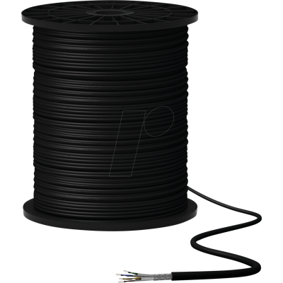 DRAKA 60111920 - Cat.7 Erdverlegekabel, S/FTP, 1000 MHz, 500m, schwarz DRAKA 60111920 - Cat.7 Erdverlegekabel, S/FTP, 1000 MHz, 500m, schwarz