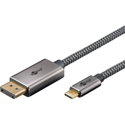 GOOBAY 75708 - Adapterkabel USB C > DP, 4K 60 Hz, 2,0 m GOOBAY 75708 - Adapterkabel USB C > DP, 4K 60 Hz, 2,0 m