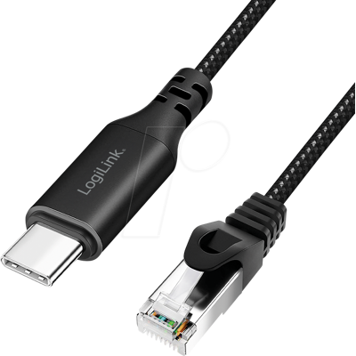 LOGILINK CU0415 - Netzwerkadapter, Kabel, USB 3.2 Typ-C, Gigabit Ethernet, 7,5 m LOGILINK CU0415 - Netzwerkadapter, Kabel, USB 3.2 Typ-C, Gigabit Ethernet, 7,5 m