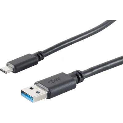 Shiverpeaks BS13-31045 USB Kabel - 3m - USB A auf USB C - Schwarz Shiverpeaks BS13-31045 USB Kabel - 3m - USB A auf USB C - Schwarz