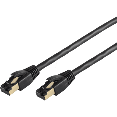 SHIVERPEAKS SHVP BS08-41025 - Patchkabel, Cat.8.1, F/FTP, 1 m, schwarz SHIVERPEAKS SHVP BS08-41025 - Patchkabel, Cat.8.1, F/FTP, 1 m, schwarz