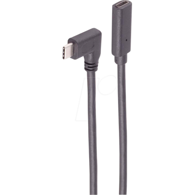 Shiverpeaks BS13-54155 USB-Kabel 1,5m - Schwarz, 90° Winkel, USB 3.2 Gen 2X2 Shiverpeaks BS13-54155 USB-Kabel 1,5m - Schwarz, 90° Winkel, USB 3.2 Gen 2X2