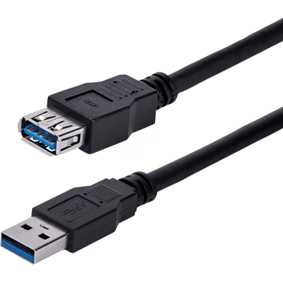 StarTech.com ST USB3SEXT1MBK - USB 5 Gb/s Kabel, A Stecker auf A Buchse, 1 m StarTech.com ST USB3SEXT1MBK - USB 5 Gb/s Kabel, A Stecker auf A Buchse, 1 m