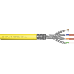 Digitus DIGI 1745AVH10 - Netzwerkkabel, Cat.7a, S/FTP, gelb, 1000m