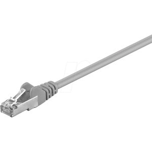 GOOBAY 50880 - 50m Cat.5e SF/UTP-Netzwerkkabel, grau, RJ45