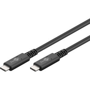 GOOBAY 60200 - USB 4.0 Kabel, 40 Gbit/s, 100 W, 8K 60Hz, 1,0 m