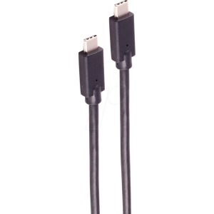 SHIVERPEAKS SHVP BS13-62005 - USB 3.2 Kabel, C Stecker , 20 Gbps, 0,25 m, schwarz