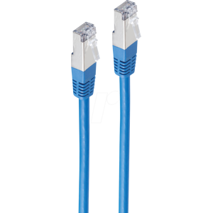 SHIVERPEAKS SHVP BS75227B - Patchkabel, Cat.5e, SF/UTP, blau, 25m