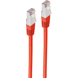 SHIVERPEAKS SHVP BS75227R - Patchkabel, Cat.5e, SF/UTP, rot, 25m