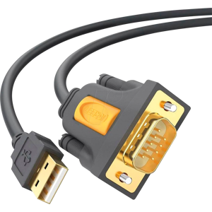 UGREEN 20210 - Adapterkabel USB auf Seriell RS232 / DB9, 1,0 m