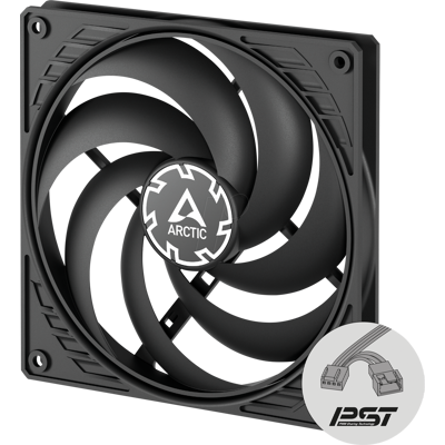 ARCTIC 03871 - Arctic Gehäuselüfter P14 Slim PWM PST Black, 140mm ARCTIC 03871 - Arctic Gehäuselüfter P14 Slim PWM PST Black, 140mm