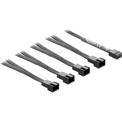 DELOCK 84540 - 1 PWM Buchse> 4 PWM Stecker Lüfter Splitterkabel, 40,00 cm DELOCK 84540 - 1 PWM Buchse> 4 PWM Stecker Lüfter Splitterkabel, 40,00 cm