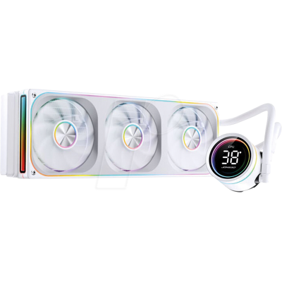 JNB 54426 - Jonsbo 360mm Wasserkühlung, ARGB, Display, weiß JNB 54426 - Jonsbo 360mm Wasserkühlung, ARGB, Display, weiß