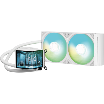 TRYX PANORAMA Weiß 280mm ARGB All-in-One Wasserkühlung - Computerkomponente TRYX PANORAMA Weiß 280mm ARGB All-in-One Wasserkühlung - Computerkomponente