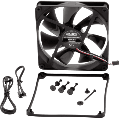 NOISEBLOCK PK3 - Noiseblocker BlackSilent Pro Fan PK3, 140 mm NOISEBLOCK PK3 - Noiseblocker BlackSilent Pro Fan PK3, 140 mm