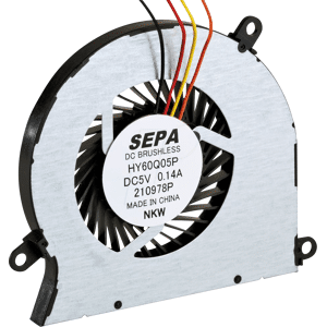 SEPA HY60Q05 - Radial-Lüfter, 61x56x5mm, 5V, 27dB, 4400U/min, Gleitlager