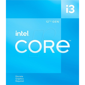 BX8071512100F - Intel Core i3-12100F, 3.30GHz, boxed, 1700