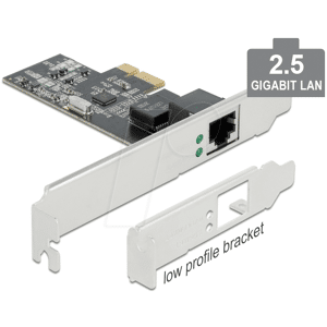 DELOCK 89564 - Netzwerkkarte, PCI Express, 1x 2,5 Gigabit LAN 1x RJ45