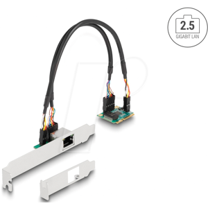 DELOCK 95271 - Netzwerkkarte, PCI Express, 1x 2,5 Gigabit Ethernet