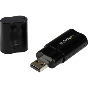 StarTech.com ST ICUSBAUDIOB - Soundkarte, extern, USB 2.0 Typ A