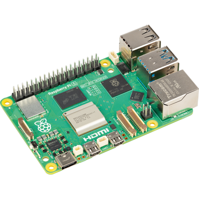 RASP PI 5 B 1GB - Raspberry Pi 5 B, 4x 2,4 GHz, 1 GB RAM, WLAN/ BT RASP PI 5 B 1GB - Raspberry Pi 5 B, 4x 2,4 GHz, 1 GB RAM, WLAN/ BT