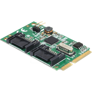 DELOCK 95233 - MiniPCIe 2x SATA 6 Gb/s