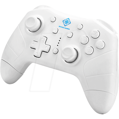 DELTACO GAMING DTG GAM-103-W - Nintendo Switch Bluetooth Controller, Weiß DELTACO GAMING DTG GAM-103-W - Nintendo Switch Bluetooth Controller, Weiß