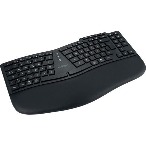 Kensington KENS K75491DE - Funk-Tastatur, Bluetooth/Funk, ergonomisch, schwarz