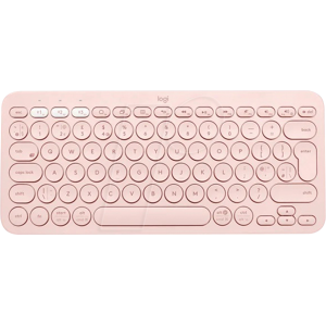 LOGITECH K380 RO - Funk-Tastatur, Bluetooth, rosa, Win/Mac/Android