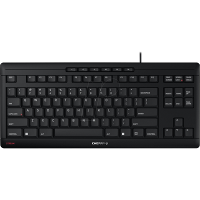Cherry JK-8600EU-2 - Tastatur, USB, schwarz, kompakt, US, QWERTY Cherry JK-8600EU-2 - Tastatur, USB, schwarz, kompakt, US, QWERTY