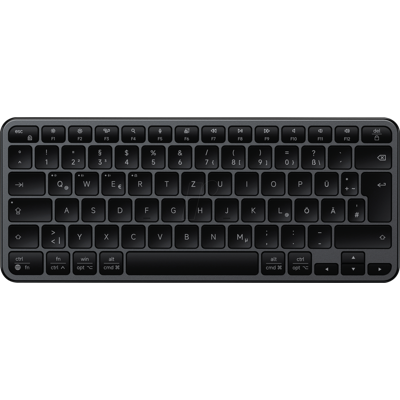 SATECHI ST-KEX1C-DE - Funk-Tastatur, Bluetooth/Funk, schwarz, DE SATECHI ST-KEX1C-DE - Funk-Tastatur, Bluetooth/Funk, schwarz, DE