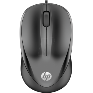 Hewlett Packard HP 4QM14AA - Maus (Mouse), Kabel, USB, schwarz