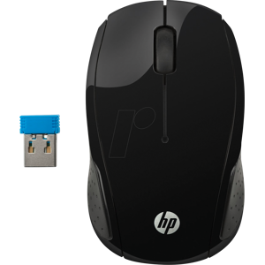 Hewlett Packard HP X6W31AA - Maus (Mouse), Funk, schwarz