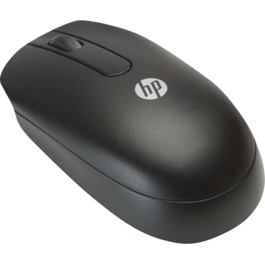 Hewlett Packard HP Z3Q64AA - Maus (Mouse), Kabel, USB, schwarz