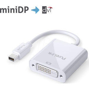 PURELINK PURE IS150 - DisplayPort Adapter, Mini DP Stecker auf DVI Buchse